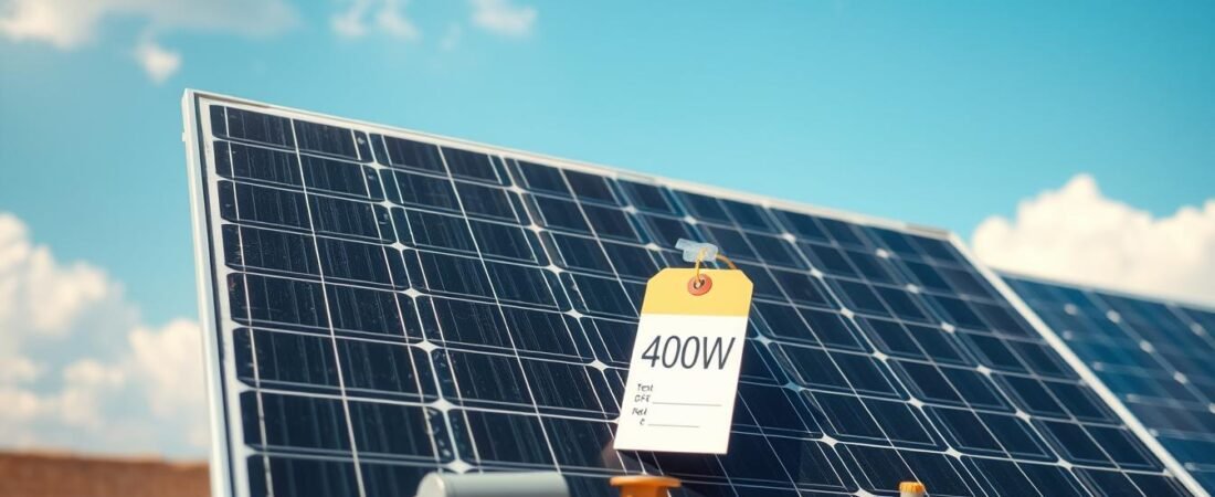 How Much Does a 400W Solar Panel Cost?